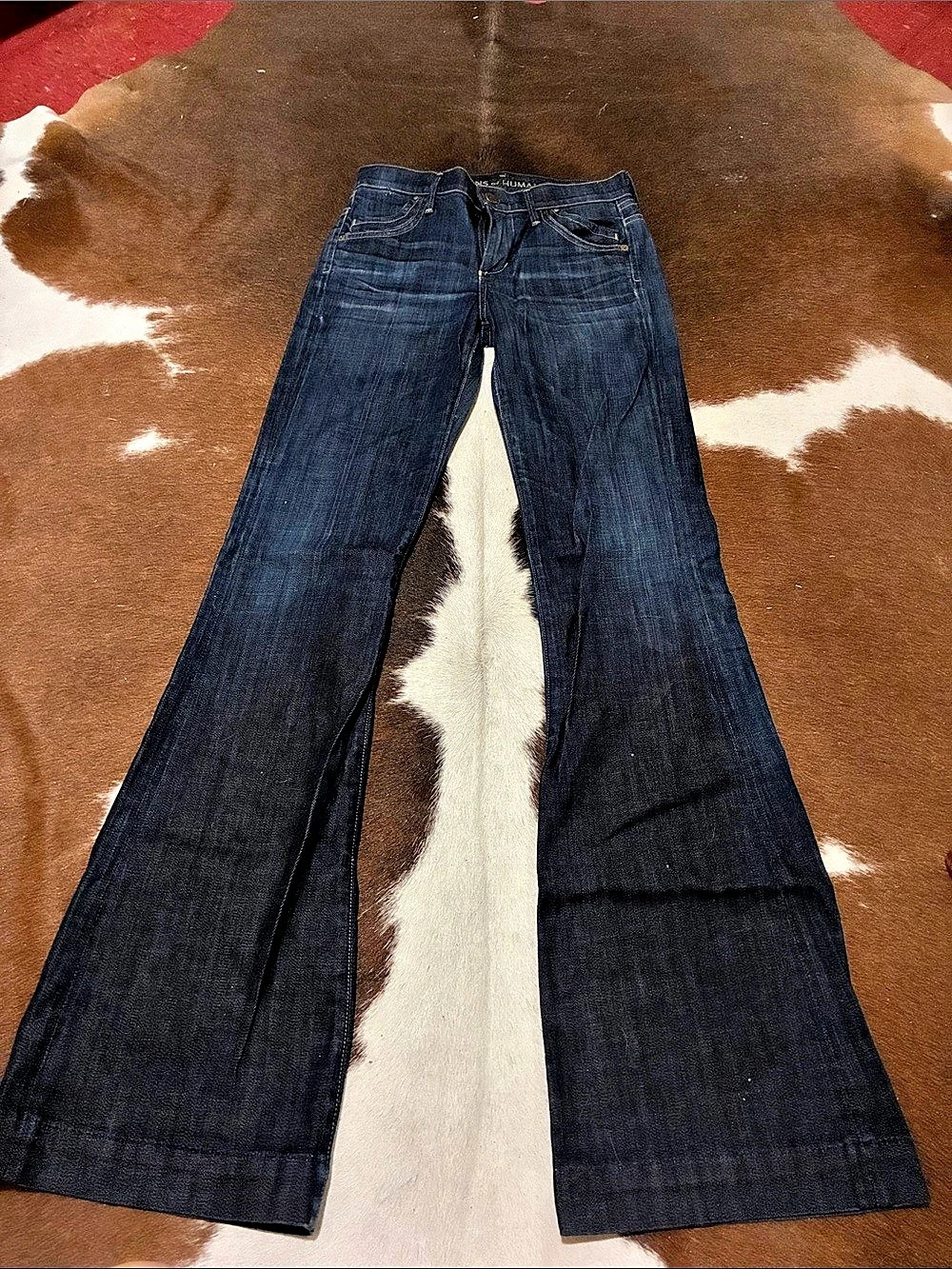 Citizens of Humanity Hutton Flare Jeans Blue Waist 25